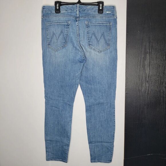 Mother Jeans Size 30 The Looker Crop Skinny Jeans - Picture 2 of 5